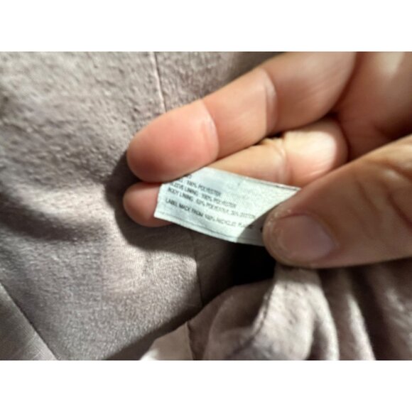 👗 2/$30Dusty Rose Lilac Hooded Windbreaker Jacket With Drawstring Hem & Pockets - Picture 10 of 11